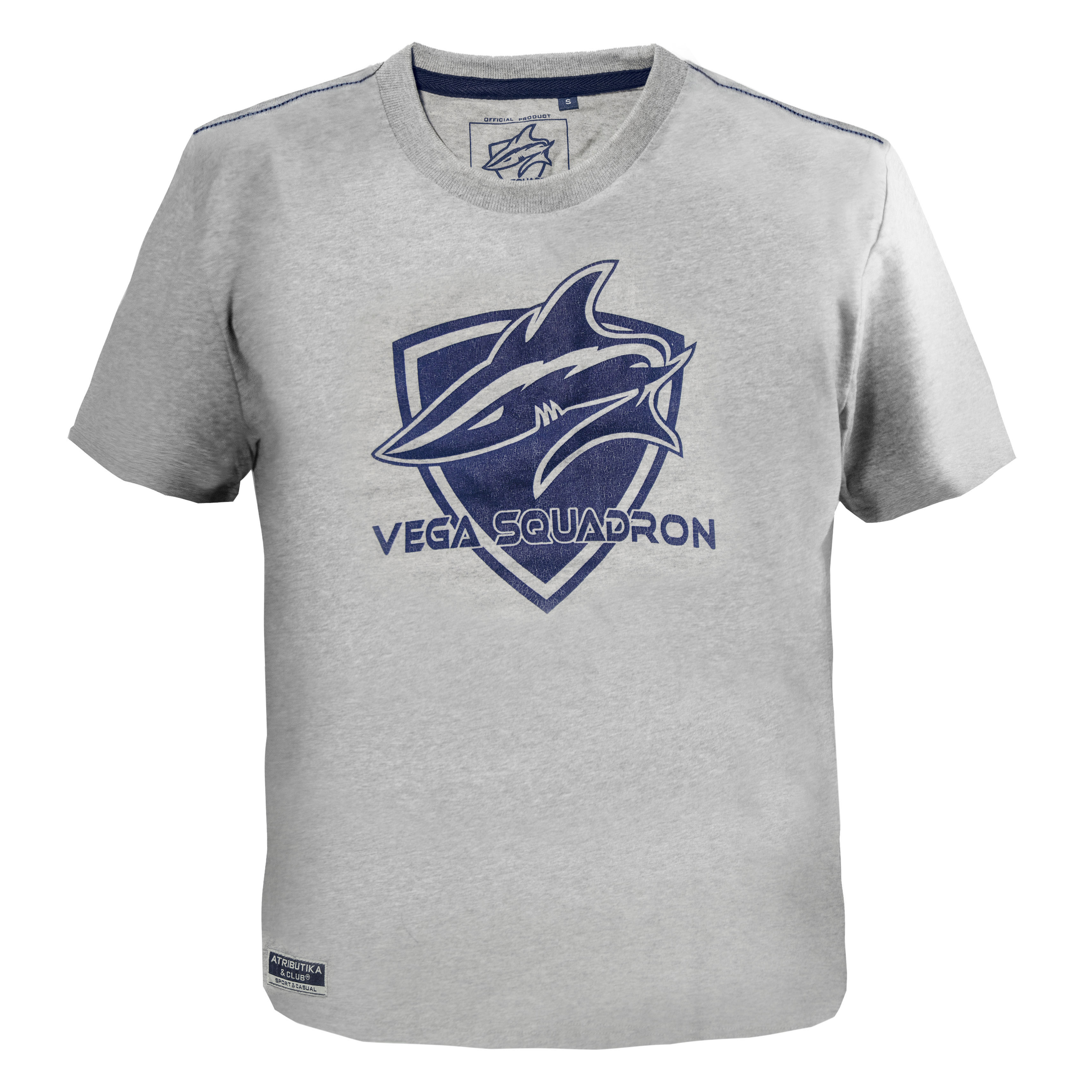 

Футболка мужская Vega Squadron 5456750000 серая 3XL, 5456750000