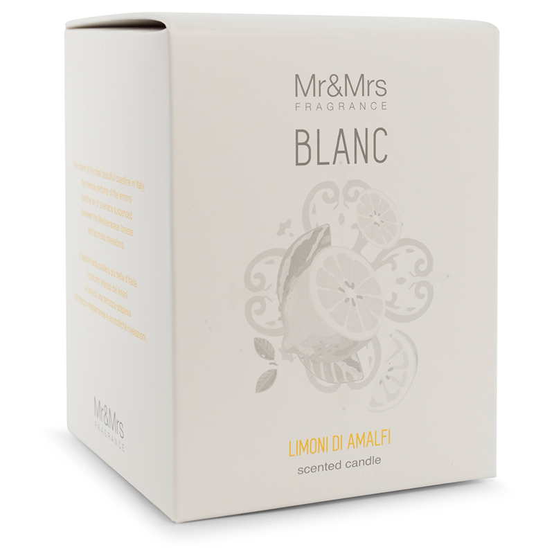 

Свеча ароматическая Mr&Mrs Fragrance Blanc аромат №29 Лимоны Амальфи