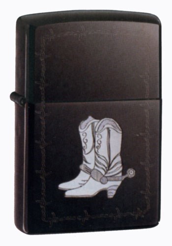 

Бензиновая зажигалка Zippo Silver Boots 20280 Black Matte, Черный, Silver Boots 20280