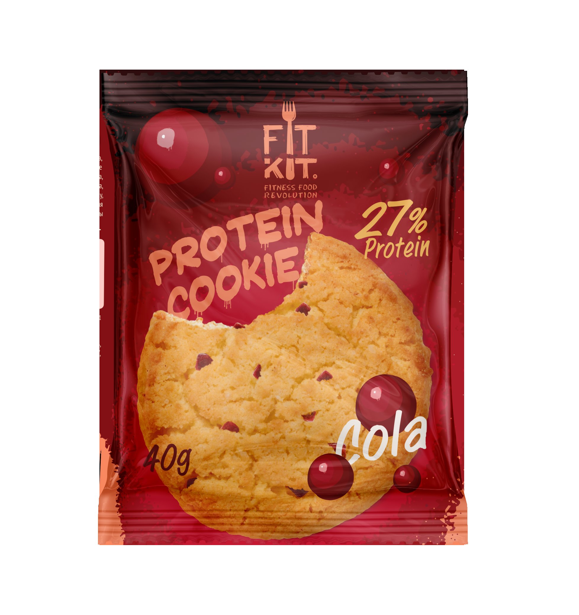

Fit Kit Protein Cookie 40 г Кола