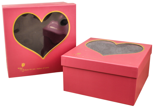 

Набор коробок 2в1 с окном, 25,5 х 25,5 х 13 - 23,5 х 23,5 х 12 см Sima-Land