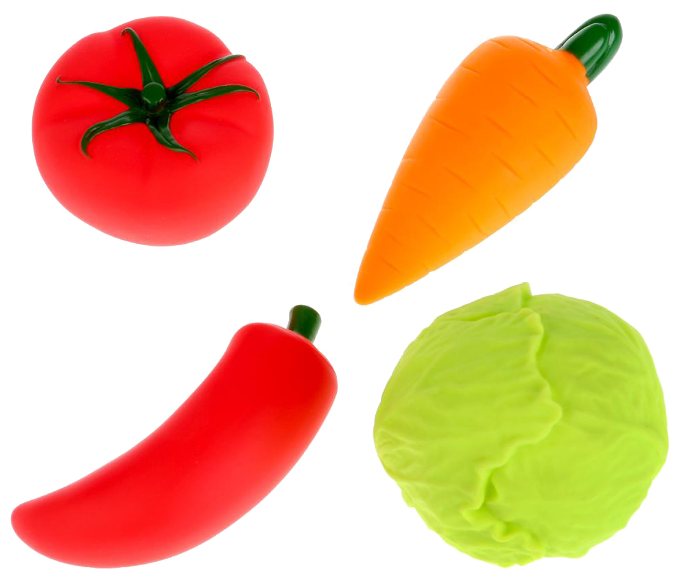 

Игрушки для купания "Овощи", Разноцветный