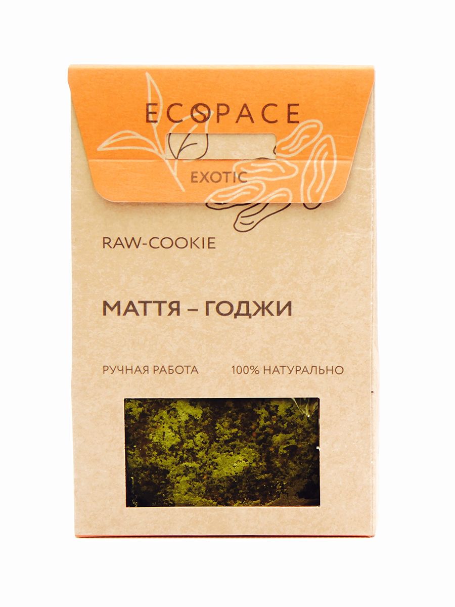 фото Печенье raw cookie маття-годжи exotic 55 г ecospace