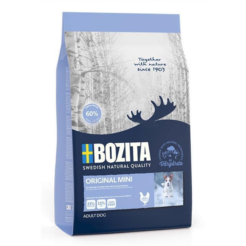 фото Сухой корм для собак bozita naturals original mini, для мелких пород, курица, 0,95кг