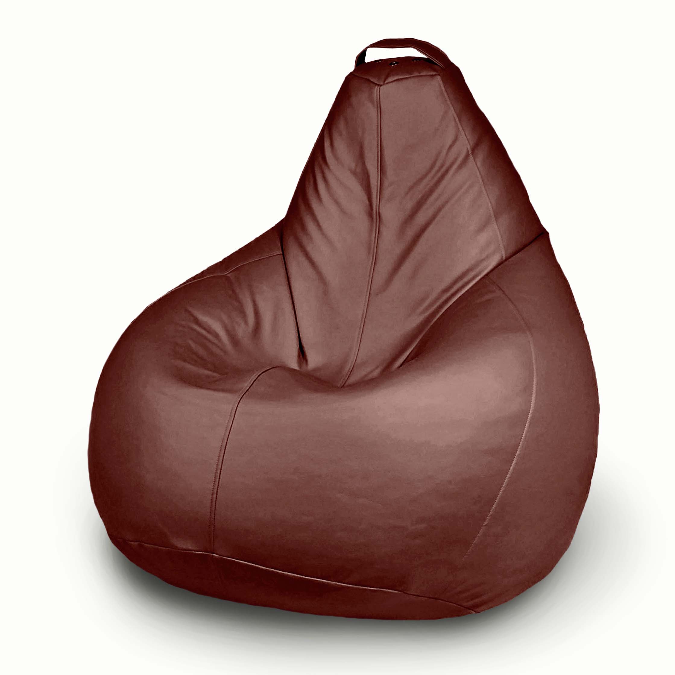 

Кресло-мешок MyPuff Груша Комфорт Экокожа XL, шоколад