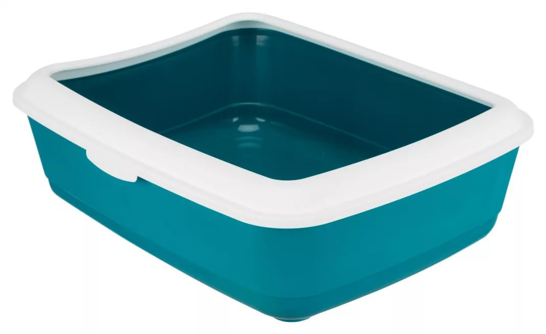 

Лоток для кошек TRIXIE Classic с высоким бортом, петроль, 47 х 37 х 15 см, 40316