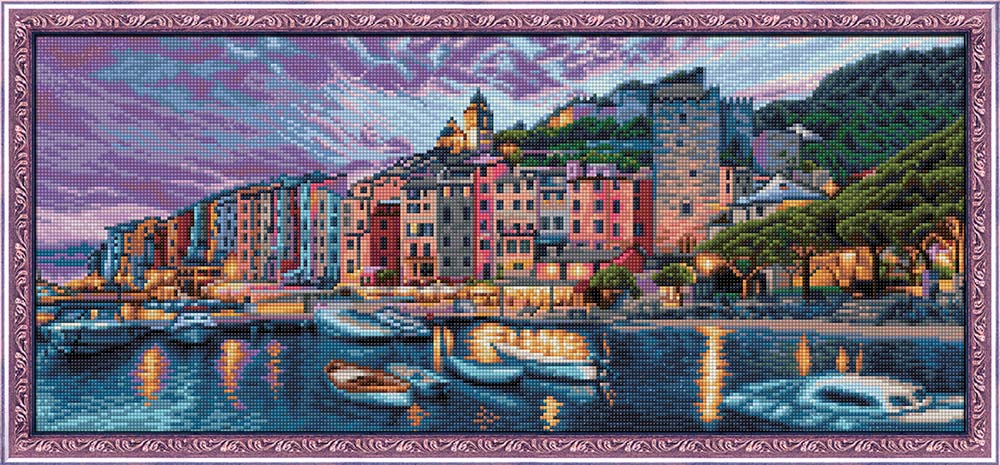 

Алмазная вышивка Алмазная Живопись Итальянские сумерки, 30x70 см, Итальянские сумерки