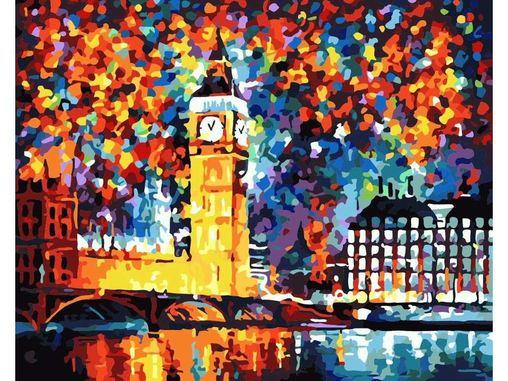 

Картина по номерам Molly Лондон. Биг-Бен, 40x50, Лондон. Биг-Бен