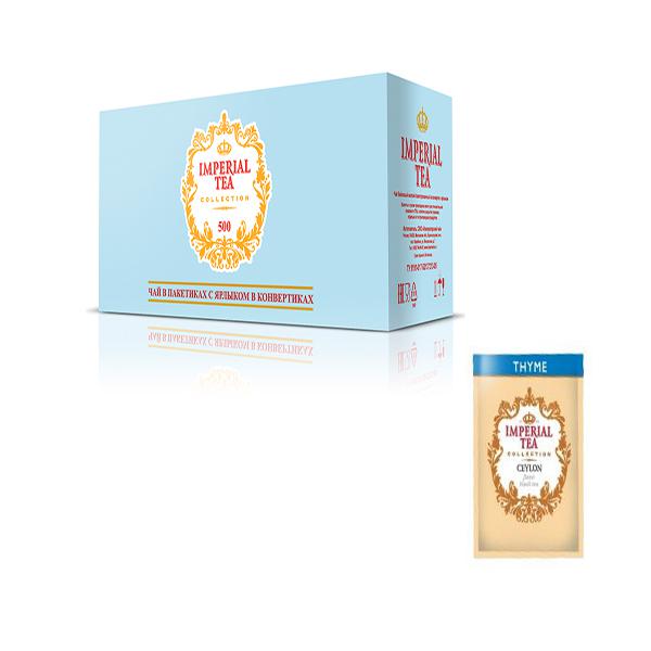 фото Чай черный с чабрецом imperial tea collection 500 пакетиков императорский чай