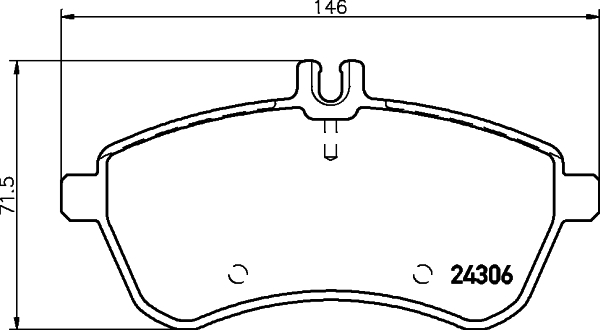 

Комплект тормозных колодок Hella 8DB355012581