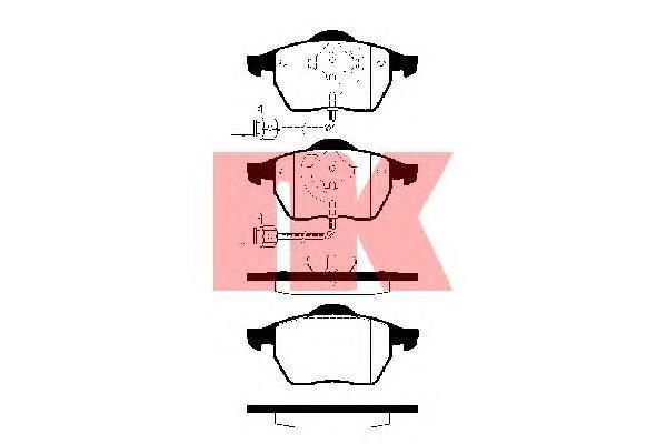 Тормозные колодки Nk 224742