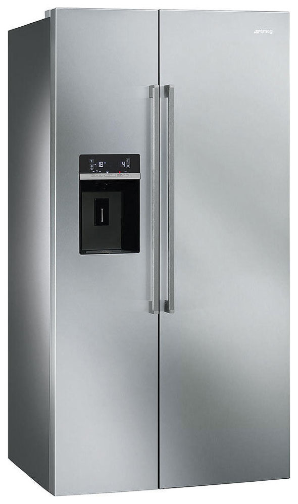 фото Холодильник smeg sbs63xed silver