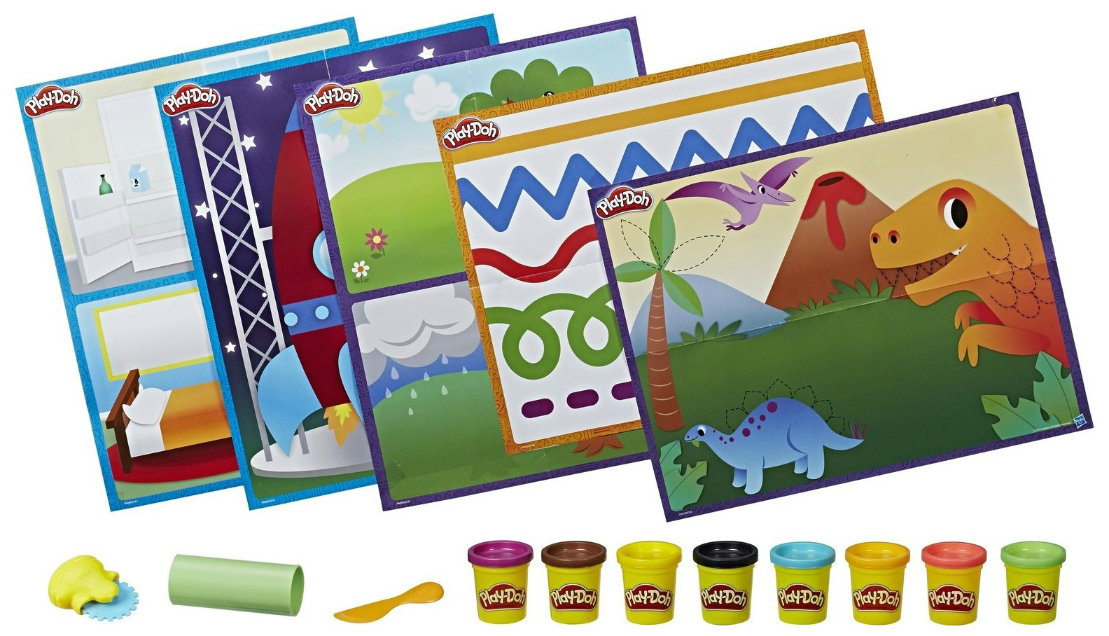 

Набор для лепки из пластилина Play-Doh Hasbro Познаем Мир, Познаем Мир