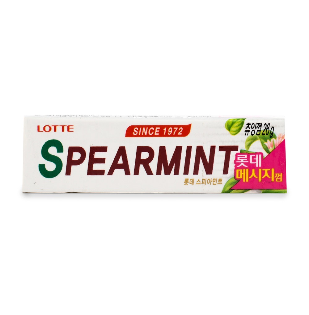 фото Жевательная резинка lotte spearrmint