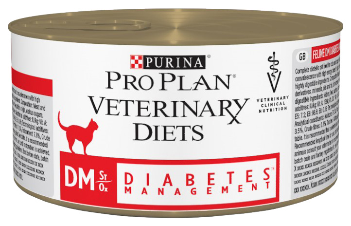 Консервы для кошек Pro Plan Veterinary Diets DM Diabetes Management, курица, 195 г