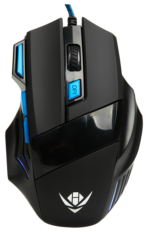 фото Игровая мышь nakatomi mog-21u cyan/black