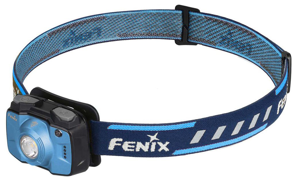 Туристический фонарь Fenix HL32R синий, 9 режимов