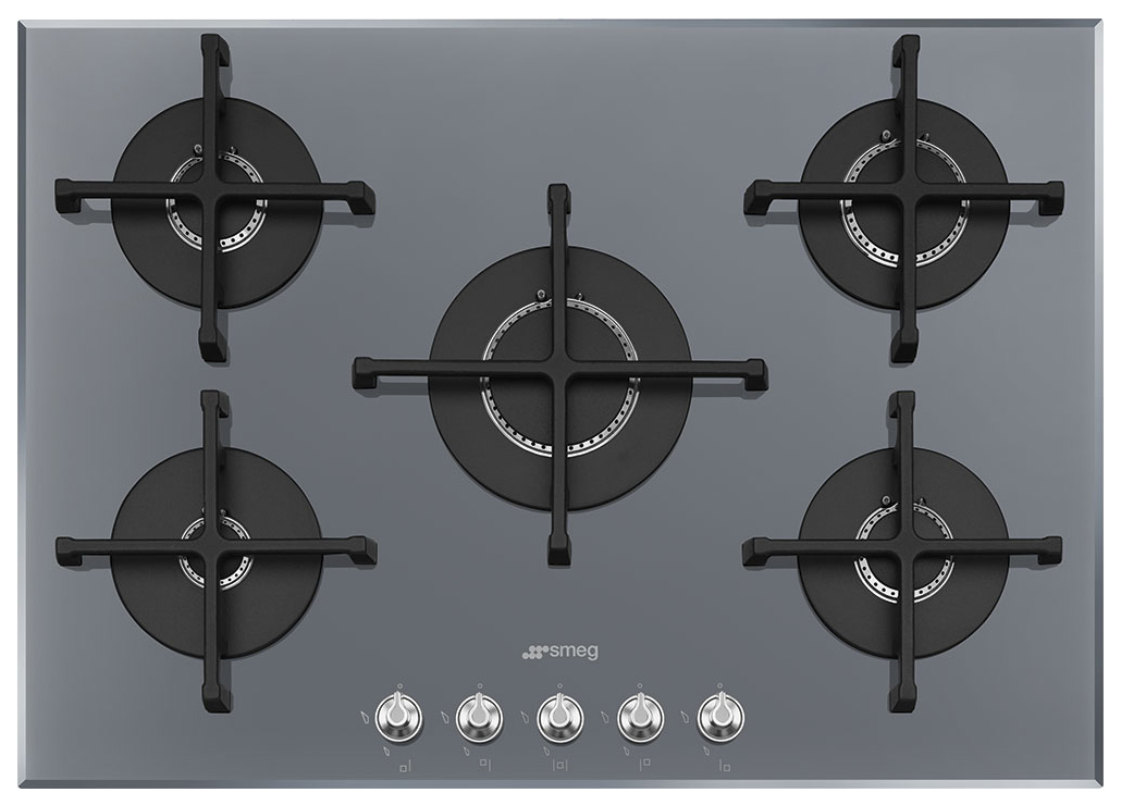 фото Встраиваемая варочная панель газовая smeg pv175s2 silver