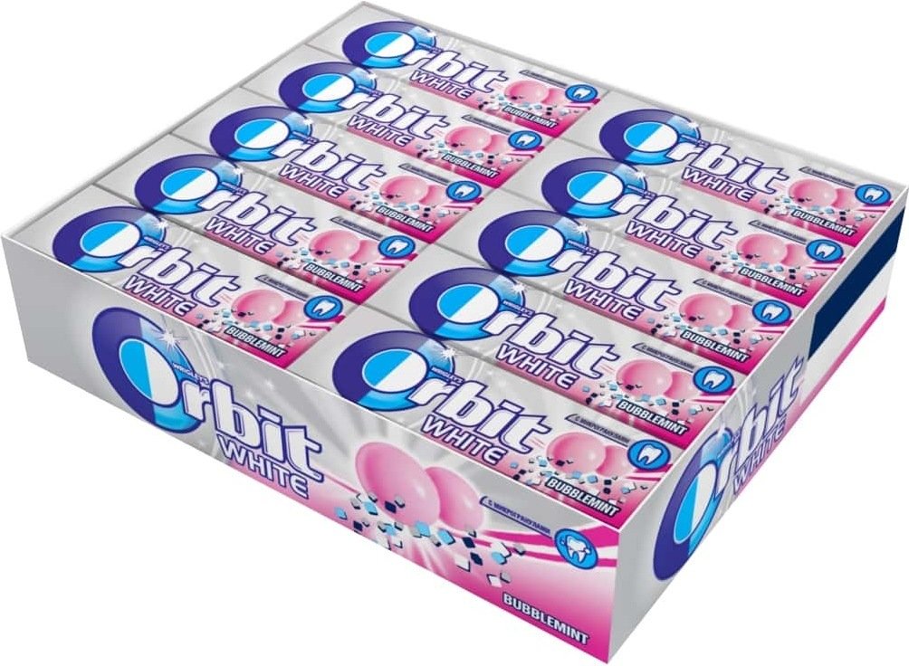 фото Жевательная резинка orbit white bubblemint 30 штук