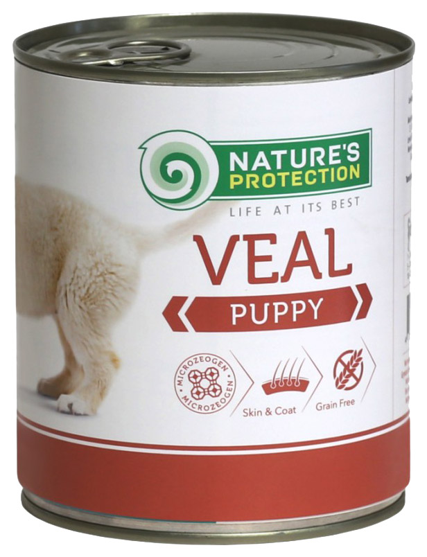 Консервы для щенков Nature’s Protection Puppy телятина 400 г