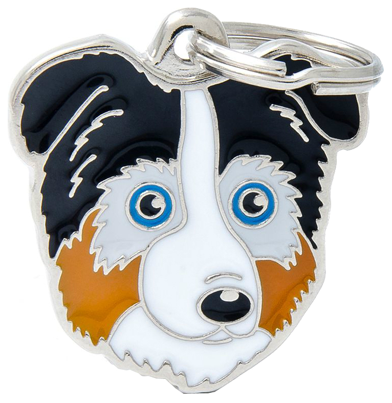 

Адресник для собак My Family Friends Австралийская овчарка (2,5 х 2,5 см)