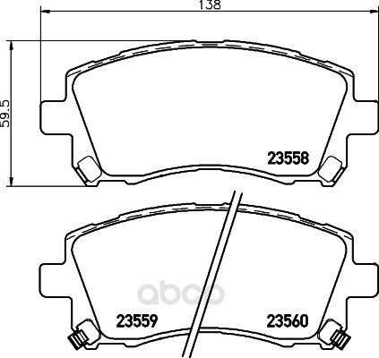 

Тормозные колодки HELLA PAGID/BEHR 8DB355017291