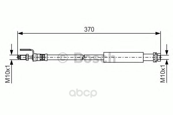 фото Шланг тормозной системы bosch 1987481487