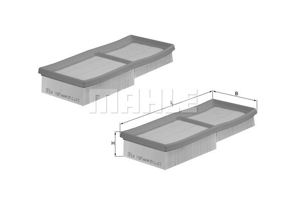 фото Фильтр воздушный knecht lx 1137/s mahle/knecht