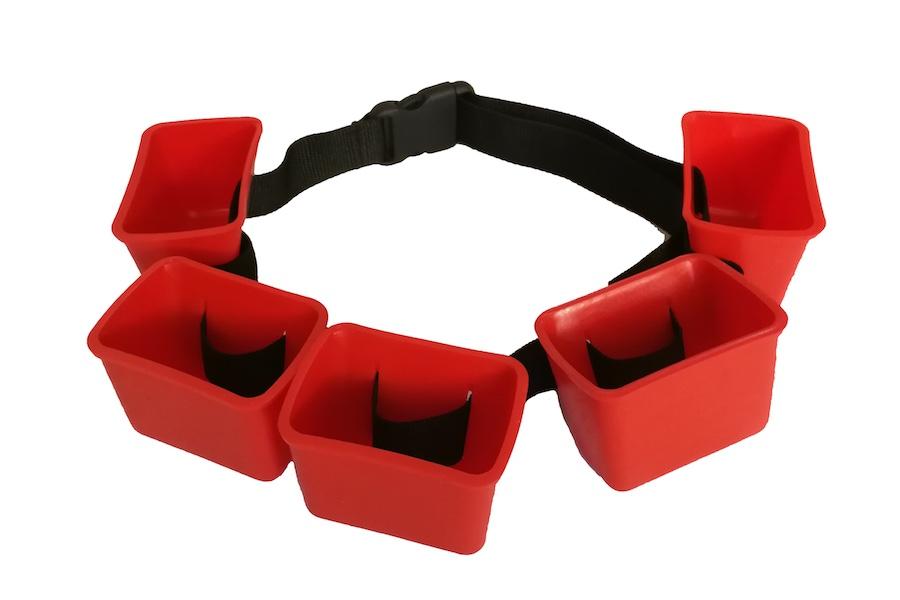 фото Тормозной пояс для плавания strechcordz break belt красный