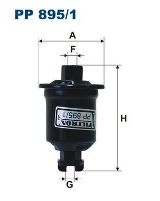 Фильтр топливный FILTRON PP895/1