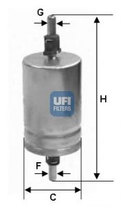 фото Фильтр топливный ufi 31.510.00