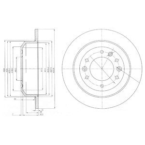 

Тормозной диск DELPHI BG4138