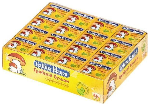 Бульон Gallina Blanca грибной 10 г 48 штук