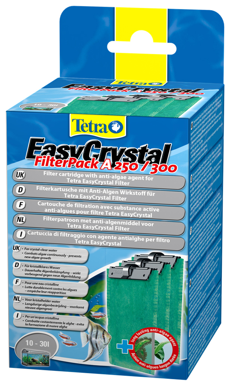 фото Картридж для внутреннего фильтра tetra для easycrystal/filterbox 300, синтепон, 3 шт 100 г