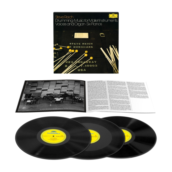 

Drumming, Music For Mallet Instruments, Voices And Organ, Six Pianos