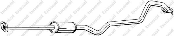 

Глушитель выхлопной системы Nissan Almera Tino 00-05 bosal 288073