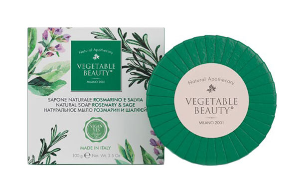 

Косметическое мыло Vegetable Beauty Розмарин и шалфей 100 г