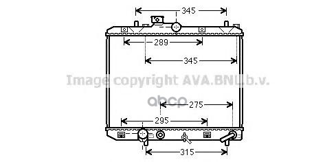 

Радиатор системы охлаждения AVA QUALITY COOLING SZ2112
