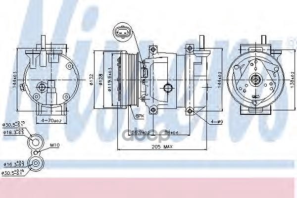 

Компрессор кондиционера Nissens 89221