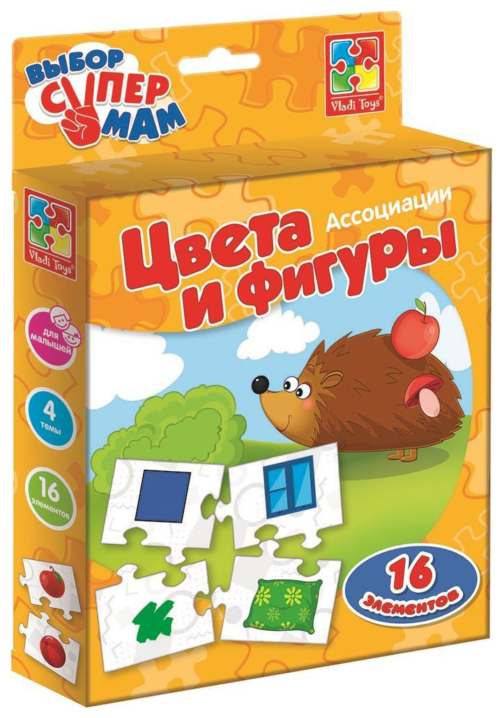 

Дидактическая игра Vladi Toys Цвета и фигуры