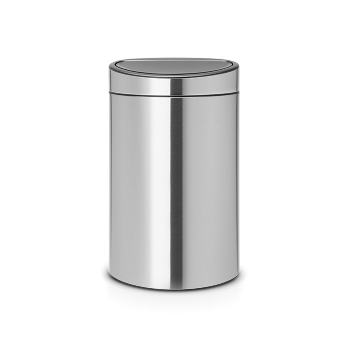 фото Brabantia двухсекционный мусорный бак touch bin new 10/23 л матовый