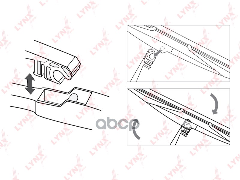 фото Щетка стеклоочистителя lynxauto lr28e