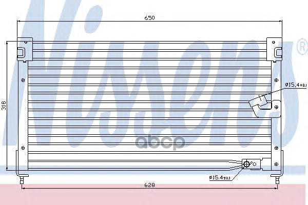 фото Радиатор кондиционера nissens 94362