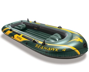 

Лодка Intex Seahawk 4 3,5 x 1,45 м green, Зеленый;желтый, Seahawk 4