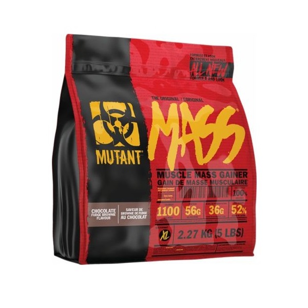 Гейнер Mutant Mass, 2270 г, chocolate fudge brownie