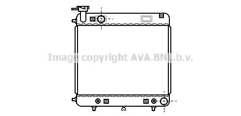 фото Радиатор охлаждения двигателя ava quality cooling ms2122