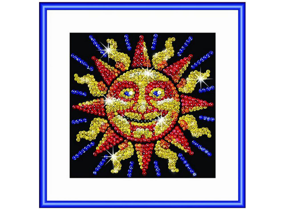 

Мозаика из пайеток KSG Sequin Art Солнце фокус