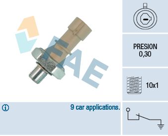 фото Датчик давления масла fae 12437