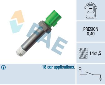 фото Датчик давления масла fae 12616