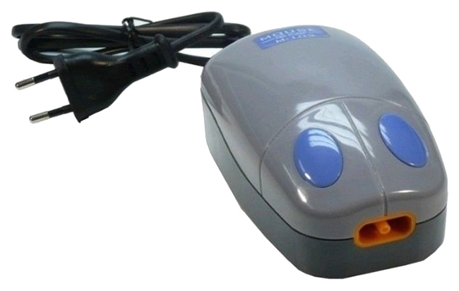 фото Компрессор для аквариума kw zone mouse-101 одноканальный, 1 л/мин